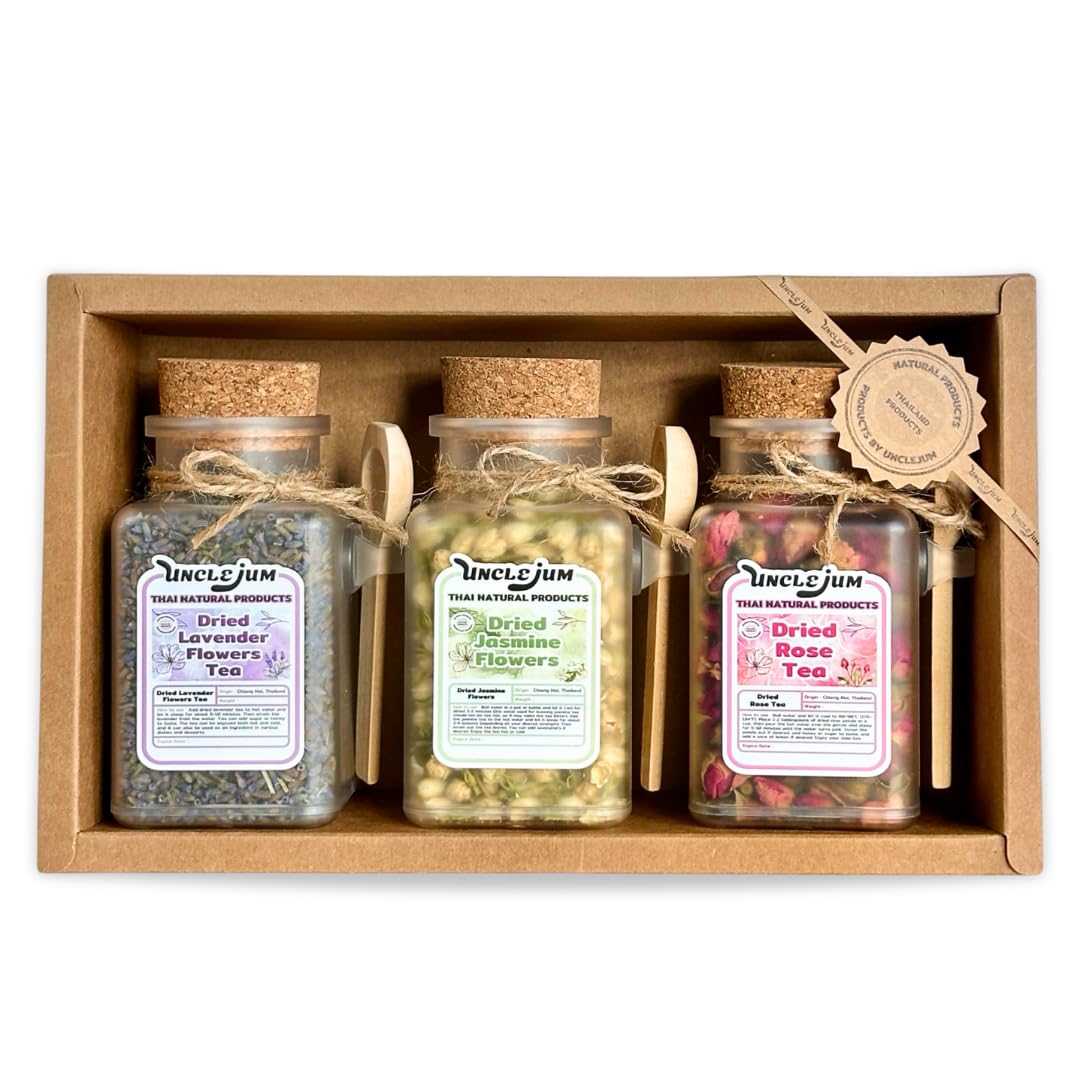 Amazon.com: Premium Thai Tea Flower Collection Lavender, Rose